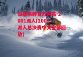 百赢棋牌官方网站-2001湖人(2001湖人总决赛中文全部回放)